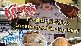 Knotts Merry Farm quotUltimatequot Food Guide 2023 Locations and Dining Plan Knotts Network [upl. by Nylteak95]