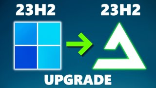 How to upgrade Windows 11 23H2 to NEW AtlasOS [upl. by Airdnazxela157]