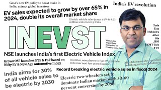 Indias Electric Vehicle market to hit 100 billion  Groww Nifty EV amp New Age Automotive ETF FOF [upl. by Westleigh]