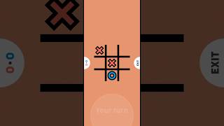 Tic Tac ToeHow to play tic tac toe  tips and tricks tictac gaming ticktock challenge gameplay [upl. by Halyak]