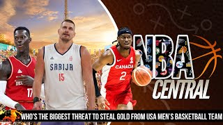 Who’s The Biggest Threat To Steal Gold From USA Men’s Basketball Team [upl. by Sinylg]