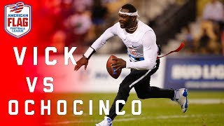 Flag Football Highlights Semifinals Game 2 Ochocinco takes on Michael Vick  NFL [upl. by Scoles525]