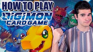 Digimon TCG Full Comprehensive Rule Guide  Mechanics Breakdown  How to Play [upl. by Arlie]