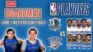 DALLAS MAVERICKS VS OKC THUNDER GAME 1 LIVE REACTION [upl. by Anibur149]