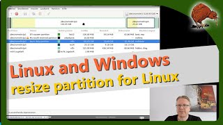 Linux and Windows dual boot – resize partitions with GParted [upl. by Clovis]