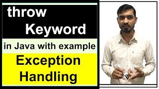 throw Keyword in Java Exception Handling with Example in Hindi [upl. by Nohpets]