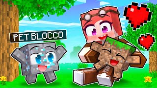 I BABY BLOCCHI DIVENTANO TUOI AMICI SU MINECRAFT [upl. by Robb]