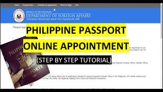 Philippine Passport Appointment Online Step by Step Tutorial  Reych [upl. by Neeluqcaj]