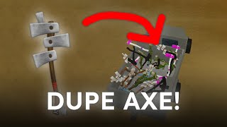 Dupe Axe in Lumber Tycoon 2 Easier Method  Roblox Lumber Tycoon 2 [upl. by Namruht]