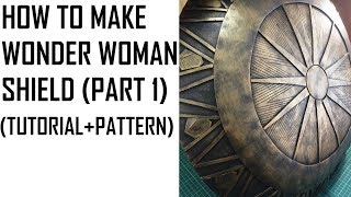 Wonder Woman SHIELD Cosplay Tutorial and Pattern PART 1 [upl. by Sachi225]