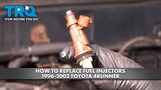 How to Replace Fuel Injectors 19962002 Toyota 4Runner [upl. by Intosh598]