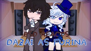 BSD reacts to Dazai as Furina  Gacha Club [upl. by Aninep608]