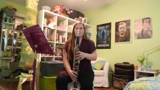 Bass Clarinet Chromatic Scale [upl. by Inamik]