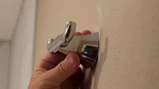 How To Install A Moen Robe Hook SIMPLE amp EASY [upl. by Sivartal]