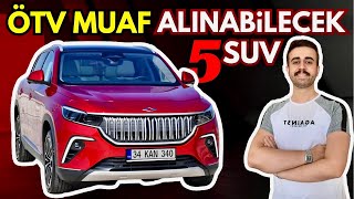 ÖTV MUAFİYETİYLE ALINABİLECEK YERLİ SUV MODELLERİ 2025 [upl. by Ynohtona]