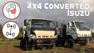 Isuzu NPR Offroad 4x4 Conversion [upl. by Laertnom]