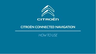 Citroën Connect Nav How to Use [upl. by Siegler]