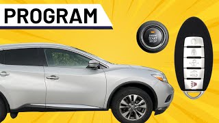 How to program Nissan Murano Smart Key fob [upl. by Adlai]