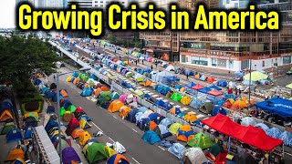 Homeless Crisis is Growing Why Is America Funding Wars Abroad [upl. by Akenat]