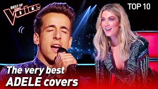 TOP 10  INCREDIBLE ADELE Covers in The Voice [upl. by Aix]