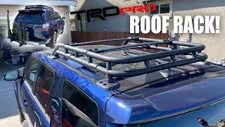 TRD PRO Roof Rack INSTALL on 2021 4Runner [upl. by Cornew39]