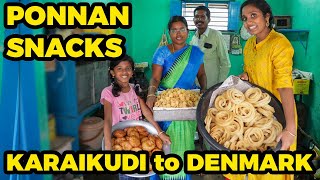 Karaikudi chettinad snacks I Ponnan snacks I Tasteewithkiruthiga [upl. by Ander]