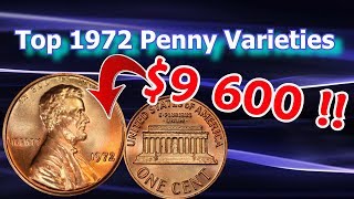 1972 Penny Varieties Worth Money that you Can Look for in Pocket Change [upl. by Chloras389]