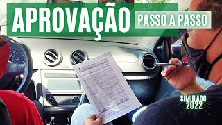 Exame de Direção  Passo a Passo da APROVAÇÃO  Simulado 2022 [upl. by Nahsaj889]