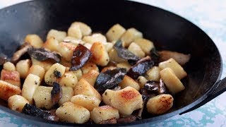 Potato Gnocchi with Sage Butter and Mushrooms [upl. by Nniuqal]