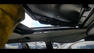 W124  HOWTO  Sunroof Disassembly [upl. by Leonhard637]