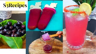 Kala Khatta Syrup Recipe Kala Khatta Sharbat Ice Gola Syrup at Home I kala jamun recipe I [upl. by Fenwick]