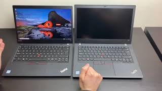 Lenovo ThinkPad T490 amp T480 side by side video [upl. by Cherianne447]