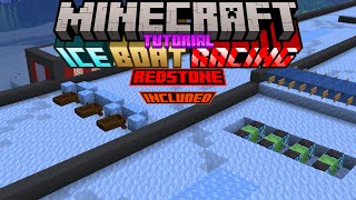 Minecraft MOUNT AKINA  The Perfect Ice Boat Racing Map [upl. by Nodababus451]