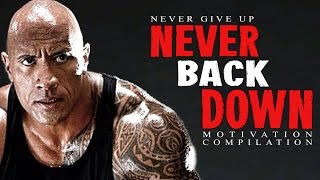 Best Motivational Speech Compilation EVER 6  NEVER BACK DOWN  30Minute Motivation Video [upl. by Lyontine]