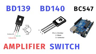 BD139 BD140 Power Transistor Tutorial  How to use  Pinout [upl. by Nnaeirelav896]