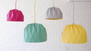 How to Fold a Large Origami Lampshade [upl. by Adnawaj]