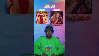 Autotune Vs No Autotune Mariah Carey quotAll I Want for Christmas Is Youquot shorts music trend [upl. by Lorenz]