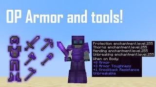 how to get OP armor and tools with commands in Minecraft 117 [upl. by Anestassia]