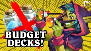 NEW Budget Hearthstone Decks in Whizbangs Workshop [upl. by Aneeram]