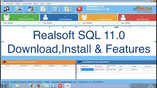 Realsoft SQL 110 download and install [upl. by Kissee]