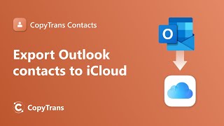 Export Outlook contacts to iCloud [upl. by Janette308]