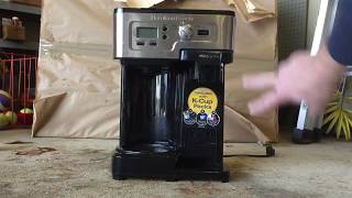 Cleaning clogged Hamilton Beach FlexBrew Keurig coffee maker [upl. by Sanburn624]