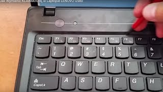 Jak Wymienić KLAWIATURĘ w Laptopie LENOVO G580  ForumWiedzy [upl. by Yrrap]