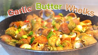 How To Cook Whelks  Garlic Butter Whelks  Ốc Xào Bơ Tỏi  ASMR  Eng  Viet Sub [upl. by Icam]