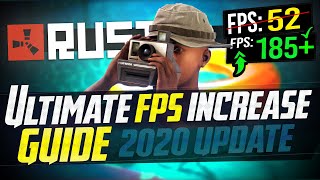 🔧RUST Dramatically increase performance  FPS with any setup 2021 UPDATE FPS BOOST [upl. by Hadeehuat]