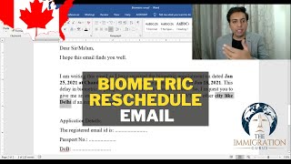 Reschedule Canada Biometric  How to get Biometric Appointment  Biometric for Canada Study Visa [upl. by Pascha170]