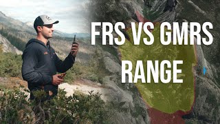 FRS vs GMRS Walkie Talkie Range Comparison  Rocky Talkie Range Testing [upl. by Zonda]