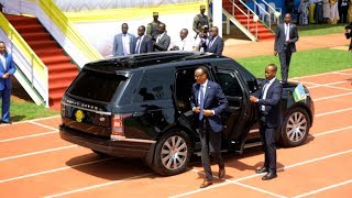 The Departure amp Arrival of President Kagame to the consecration of His Grace Antoine Kambanda [upl. by Latsyrhc]