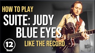 Suite Judy Blue Eyes  Crosby Stills amp Nash  Guitar Lesson [upl. by Hansel32]