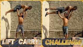 Lift Carry Challenge Twins Brother Gorrila press wwe at home india Kids Wrestling [upl. by Behlau]